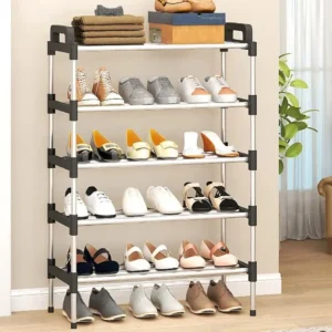 5 Layer Dustproof Shoe Rack Easy Assembly 1